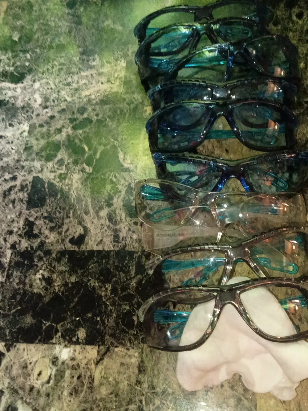 Clear and Blue Tinted Safety Glasses  - Bundle